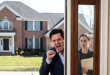 My husband hit me, slept like a baby, and left makeup on the counter so I could cover the cut for his mother. When he came home at noon, his entire life was dumped on the front lawn.