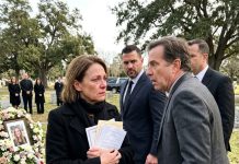 He walked out on my daughter. Ten years later, he showed up at her funeral demanding the $31 million she left me. But the moment he saw who was standing beside me, his smug smile disappeared.