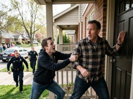 Three days ago, my wife drove to our daughter’s house alone. I decided to follow and surprise them. The moment I stepped onto the porch, the neighbor ran across the lawn, grabbed my arm, and told me not to go inside because 911 had already been called. Five minutes later, police kicked in the door.