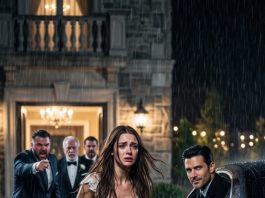 The groom’s men were guarding every door except one. I ran barefoot into the rain until Adrian Russo stopped beside me and said, “Get in, bride.” Then he handed me the file that explained why my own father wanted me married.