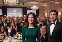 “Don’t embarrass me. Everyone here is upper class, and I’m only bringing you because I have no choice,” my husband sneered. For eight years, he kept me hidden from his corporate world. Forty-five minutes into the gala, the entire audience stood up and applauded—and he realized he never truly knew who he was married to.