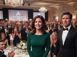 “Don’t embarrass me. Everyone here is upper class, and I’m only bringing you because I have no choice,” my husband sneered. For eight years, he kept me hidden from his corporate world. Forty-five minutes into the gala, the entire audience stood up and applauded—and he realized he never truly knew who he was married to.