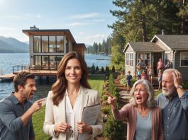 My mom texted me to skip the family lake trip because it was “too crowded,” unaware I had secretly built my dream mansion next door—right before the police arrived to demolish the cabin.
