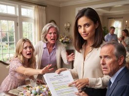My family forced a surrogacy contract in front of me at Easter dinner, unaware that I was an auditor who immediately spotted Clause 14 hiding their massive financial fraud.