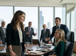 My Husband Walked Into the Boardroom With His Mistress—Then She Chose the One Seat No One Would Touch