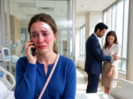 I was still wearing a bandage from the crash when I asked my husband for a divorce. He had skipped the hospital to drive his exhausted coworker home. “All this because I didn’t visit you?” he asked. I nodded. At that moment, I received a video that changed what I thought had happened on the road.