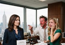 I’d just closed a $2.8 billion acquisition deal for the firm when my husband’s secretary and secret mistress handed me a termination letter. My CEO husband stormed into the boardroom, roaring, “Who fired her?!” She smirked and replied, “I did. She wouldn’t obey!” He slapped her across the face in sheer panic—but it was far too late.