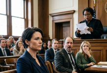 AT THE DIVORCE HEARING, MY HUSBAND WALKED IN SMILING LIKE HE HAD ALREADY WON. “YOU WON’T SEE A SINGLE DOLLAR FROM ME AGAIN,” HE SAID CONFIDENTLY. HIS MISTRESS SAT BESIDE HIM AND ADDED, “SHE DOESN’T DESERVE ANYTHING.” I SAID NOTHING. THEN THE JUDGE OPENED THE LETTER I SUBMITTED, READ THE FIRST FEW LINES, AND SUDDENLY LAUGHED. HE LOOKED UP AND SAID, “WELL… THIS CHANGES EVERYTHING.” THEIR CONFIDENT EXPRESSIONS TURNED INTO FEAR.