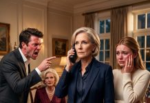 “That’s how women learn,” his mother cheered as he struck my daughter at dinner. I didn’t scream. I just stood up, made one call, and ruined them both.