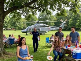 At our family reunion, my cousins laughed and told me I couldn’t sit with them, so I quietly went to sit alone under a tree. Minutes later, a helicopter landed on the lawn. The pilot stepped out and called, Ms. Williams? Your island is ready. My cousins dropped their plates.