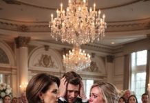 At my son’s high-society wedding, his new bride looked me in the eye and whispered to leave forever. I set down my champagne, made one single phone call, and watched her entire fake empire crumble in fifteen minutes.