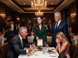 My Sister Mocked Me At Dinner And Said I Should Be Grateful To Even Sit There. Then The Waiter Whispered A Message That Left Dad In Absolute Shock.