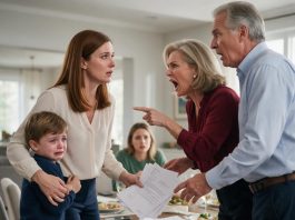 My mom called my 6-year-old son and me freeloaders at family dinner while living rent-free in the house I paid for. So I gave my parents 48 hours to leave.