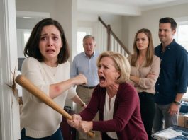 My mother came at me with a baseball bat because I refused to give my bedroom to my sister and her husband. I left without fighting back. By morning, they were moving in—and still had no idea the house was actually mine.