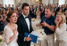 I refused to move my wedding for my sister’s Bali retreat, so my parents boycotted it to “teach me humility.” Then my husband stood up at the reception with a blue folder, and 200 guests went silent.