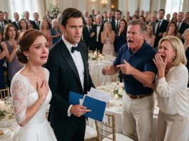 I refused to move my wedding for my sister’s Bali retreat, so my parents boycotted it to “teach me humility.” Then my husband stood up at the reception with a blue folder, and 200 guests went silent.