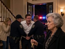 ‘Go to your room, old woman. This is my house now.’ My son-in-law turned off my TV and claimed my home, while my daughter stayed silent. I quietly took my keys and left. But the very next morning, a man in a suit showed up at their door…