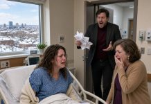 After crashing my car on a freezing night, I begged my husband for help. His answer was chilling: “Call someone who cares. I’m done with you.” I called 911, then quietly made one other call. Three days later, he rushed into my hospital room in panic. Somehow, he had discovered my secret move—and suddenly, everything he had planned was at risk.