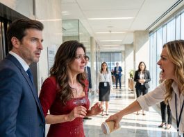 I Walked Into My Husband’s Company as Managing Partner—His Assistant Threw Coffee on Me and Claimed the CEO Was Her Husband. Then He Walked Out of the Private Elevator.