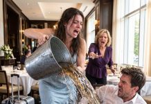 Just Married, I Refused to Clean Up After My Husband’s Drunk Friends—Then He Grabbed Me and Slapped Me. I Dumped the Dirty Mop Water on Him and Left With My Suitcase.