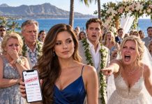 Everyone received free flights to my brother’s luxury Hawaii wedding except our parents, who had helped pay for it. His fiancée smirked, “They can swim if they want to come.” My brother stayed silent. I quietly replied, “Okay,” sent one message, and watched her perfect wedding turn into a disaster.