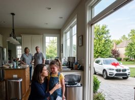 They Gifted My Sister’s Teenager a Brand-New BMW, Trashed My 8-Year-Old’s Three-Week Portrait, and Left a Muddy Boot Print on Her Drawn Face. At 8 AM, I Canceled the Mortgage Money I’d Been Sending Them—Then 99 Missed Calls Hit My Phone