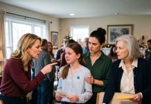 At our family reunion, my sister stood up, pointed at my 13-year-old daughter, and declared, “She is MENTALLY BEHIND! Don’t give her money.” The room fell silent. My grandmother stared in surprise. “You really don’t know who she is?” My sister went pale. “Wait, really?”
