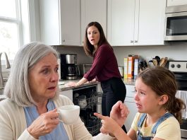 My 8-year-old MUTE granddaughter pointed at my tea and said, “Don’t drink it.” She had NEVER spoken before. I froze—but she looked me dead in the eye and kept talking. My stomach dropped. Instead of panicking, I did THIS. Seven days later, her mother turned completely white because…