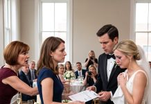 At my sister’s wedding, Mom handed me an $86,000 BILL. “You can afford it,” she said. I smiled, stood up, and asked the groom ONE QUESTION. The entire wedding came to a halt…