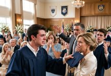 At graduation, my twin brother got a standing ovation. Seconds later, I crossed the same stage—but they announced his name again. My family was too busy taking his picture to notice. I gave my cap to my mom, told her to give it to him too, and left. Not one person came after me. Ten years later, everything changed…