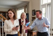 “After she signs the house over, SHE CAN LEAVE,” my husband told his mother, unaware I was standing behind them. “FINALLY,” she said with a smile. I went upstairs pretending I’d heard nothing. That night, I CANCELED THE TRANSFER, moved my $3.8M inheritance, and changed one document. The next morning, he opened his email… and started SCREAMING MY NAME.