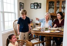 My sister’s son pushed my 7-year-old daughter off a chair and shouted, “I WISH YOU DIDN’T EXIST!” My mother didn’t correct him. My sister just smiled. Then MY DAUGHTER was punished for complaining. When I found out, I did THIS. Three days later, their lives began to unravel