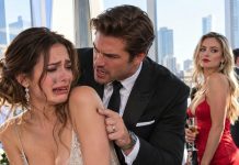 “Go home. She belongs beside me tonight.” At his company’s anniversary celebration, my husband whispered those words after striking my shoulder and leaning close. His mistress stood only a few feet away in a fitted red gown, pretending she hadn’t heard a single word.