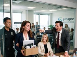 My husband—my co-founder—smiled as he FIRED ME. “Take your old laptop and get out. This $10 MILLION company is mine now. Lorna will replace you, and the divorce papers are already signed.” Security escorted me out. I smiled, knowing the code I’d quietly built into the platform would activate in EIGHT DAYS—and bring them complete destruction