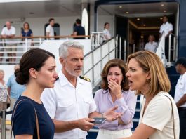 At our mother’s birthday dinner, my older sister bragged that her husband earned more in ONE MONTH than I made in A YEAR—then laughed at my simple dress. I smiled and thanked her. The following weekend, as our family boarded their luxury cruise, the captain personally welcomed me: “Ma’am, your PRIVATE OWNER’S SUITE is ready.”