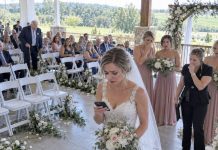 Ten minutes before my wedding, my brother texted me, “Mom and Dad are with your sister, so none of us are coming.” I stood there alone in my wedding dress. I simply replied, “Understood,” and turned off my phone. At midnight, they received a photo from the wedding—and my father immediately called me 23 times.