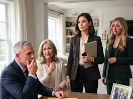 “My father secretly handed $500,000 to my golden sister for law school while telling me I was only good for a diner job—and 5 years later, after her smug smirk, they are both crying.”