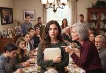 “Walking into a room with 43 relatives for a supposed memorial dinner turned into a terrifying ambush. When my mother gave me an ultimatum to sign away my inheritance or face total destruction, my response left the entire room speechless.”