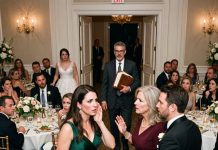 “In front of 200 wedding guests, my brother demanded my lake house and Mom slapped me for refusing. They thought they owned everything—until the lawyer walked in an hour later with the truth.”