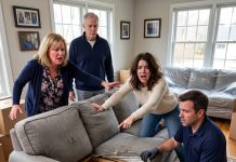 “I Surprised My Parents With a New Sofa, But What the Movers Found Inside Made Me Cut Them Off Forever!”