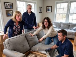“I Surprised My Parents With a New Sofa, But What the Movers Found Inside Made Me Cut Them Off Forever!”