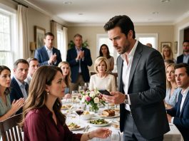 “My husband humiliated me before 30 guests on Mother’s Day, calling me a ‘useless daughter-in-law.’ Everyone applauded—until his boss called 15 minutes later to fire him.”
