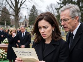 “Her parents pretended to grieve at her grandmother’s funeral. Then a lawyer secretly slipped her a letter that revealed her grandmother was actually still alive…”