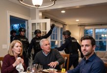 “My parents drugged my drink at dinner to steal my $10M estate. They had no idea I drank the decoy glass—and linked the transfer to a SWAT team bust.”