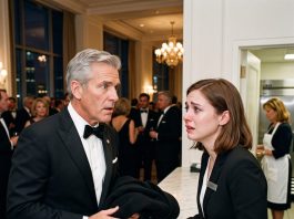 My wife slapped me in front of 180 guests and called me a thief, while my daughter told me to leave. I vanished. 11 years later, I returned as the guest of honor at a billionaires’ gala—and my daughter was working coat check.