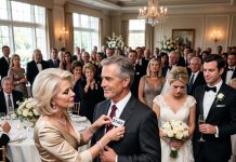 They Laughed When Her Mother-in-Law Pinned a “STAFF” Badge on Me at the Wedding. My Daughter Stayed Silent. I Left quietly—Until 20 Minutes Later…