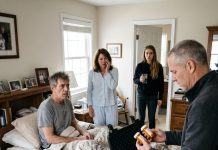 My 28-Year-Old Daughter Warned Me a Man Entered Our Bedroom After I Fell Asleep—So I Faked Taking My Sleeping Pill. At 1:13 A.M., My Wife Let Him In, but What He Pulled From His Black Case Exposed a Betrayal Inside Our Home
