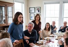 Nine Weeks After I Gave Dad My Left Kidney, Mom Toasted My Sister for “Saving His Life.” Twenty-Two Relatives Clinked Glasses Without Looking at Me. Then Dad Grabbed My Wrist, Slid Over a Napkin, and Wrote Three Words That Changed Dinner.