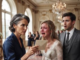 At My Son’s $500,000 Wedding, His Bride Mocked Me for Folding Napkins While My Son Stayed Silent—So I Pulled Out One Cream Envelope And Destroyed Their Entire Elite Family Empire Before Midnight