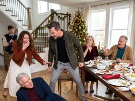 My son-in-law pulled my chair away at Christmas dinner and laughed, “I love how he still thinks he belongs here.” His parents joined in. I quietly grabbed my coat. Twenty minutes later, everything changed…